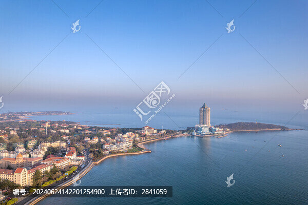 中國山東青島匯泉路沿海公路