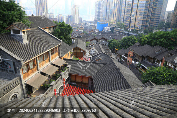 十八梯傳統(tǒng)風貌區(qū)建筑全貌