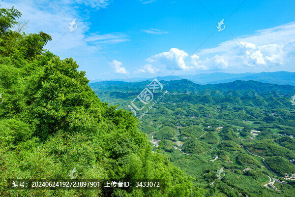 四川宜賓蜀南竹海自然風光