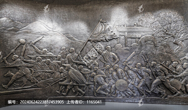 三元里抗英斗爭雕塑