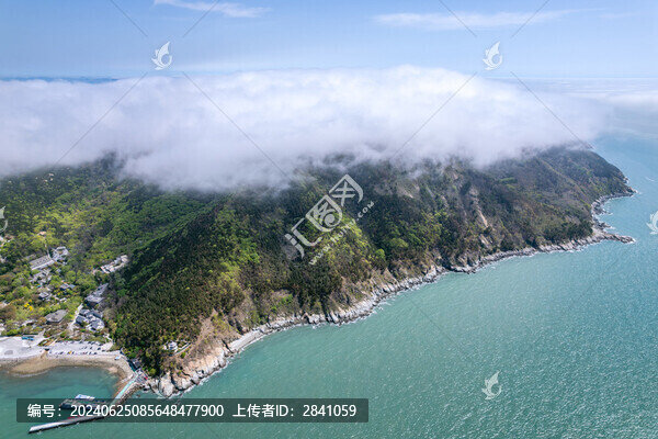 中國山東青島嶗山太清嶗山頭風景