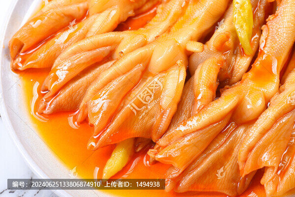 紅油泡椒鴨掌