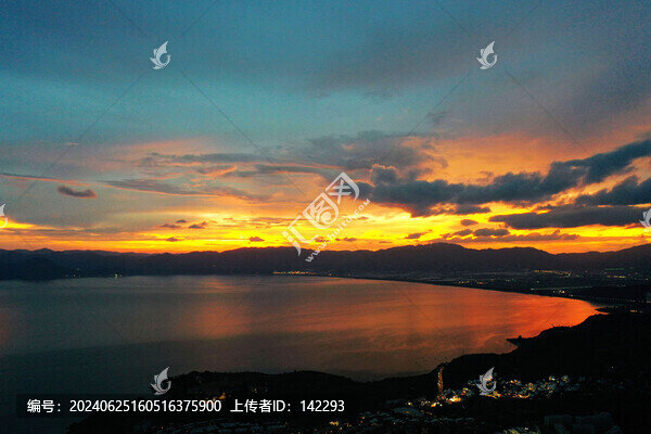 仙湖晚霞
