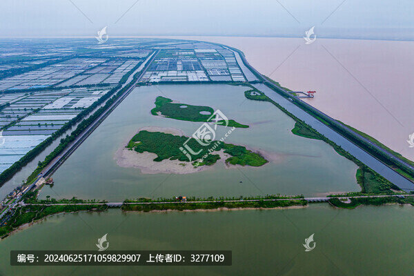 杭州錢塘大灣區(qū)濕地公園風(fēng)光