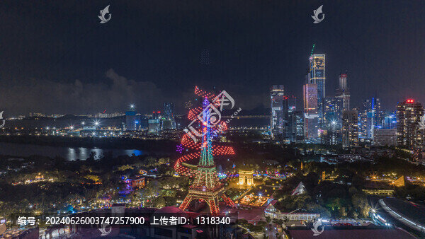 深圳世界之窗30周年無(wú)人機(jī)表演