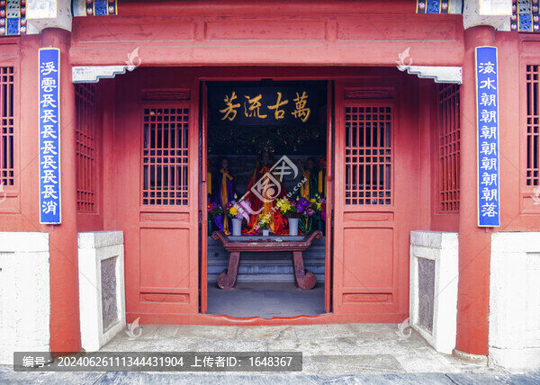 孟姜女廟貞女祠孟姜女殿的門