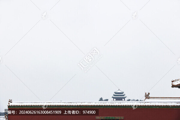 雪中故宮紫禁城