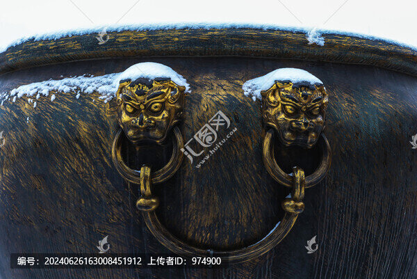 雪中故宮紫禁城