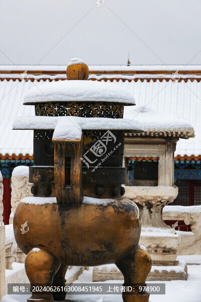 雪中故宮紫禁城