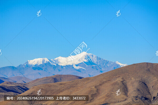 冬季西藏雪山自然風(fēng)光