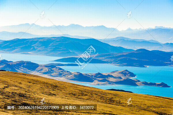 西藏羊卓雍措湖自然風(fēng)光
