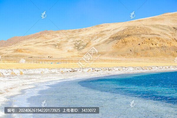 西藏羊卓雍措湖自然風光