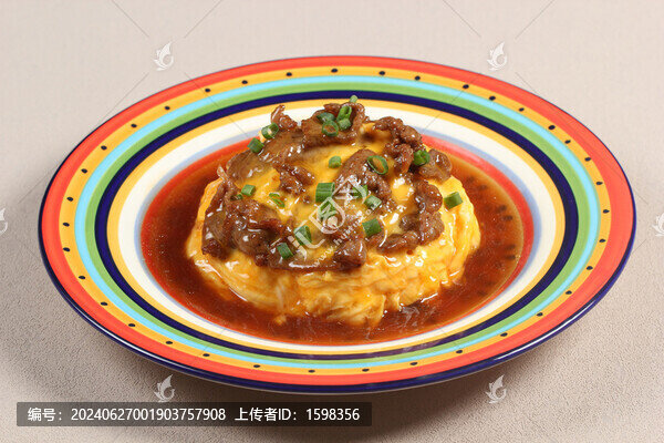 羊肉滑蛋蓋飯