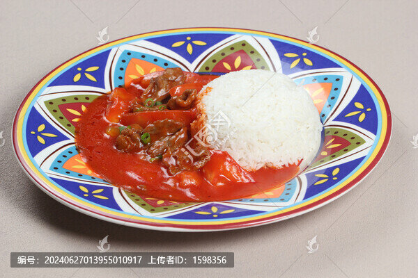 蕃茄牛肉飯