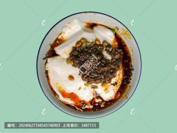 重慶特色豆花面摳圖