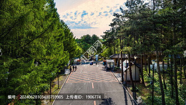 長(zhǎng)春凈月潭公園景區(qū)西門(mén)景觀