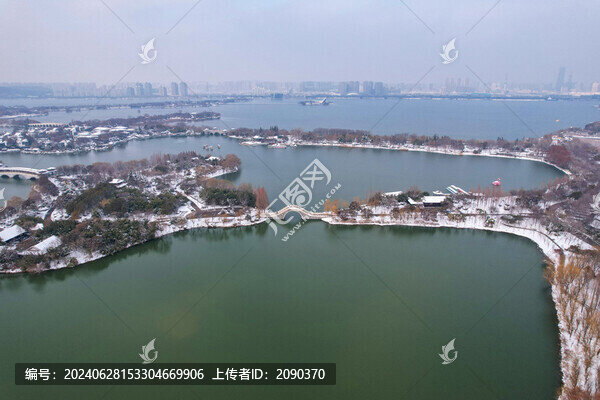 云龍湖雪景
