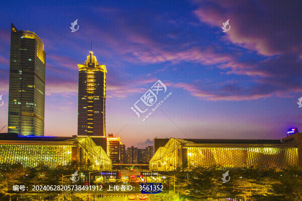 深圳市民中心夜景燈光秀