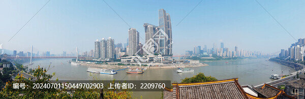 重慶朝天門碼頭全景