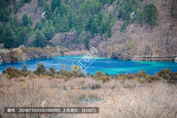 四川九寨溝山水美景自然風(fēng)光