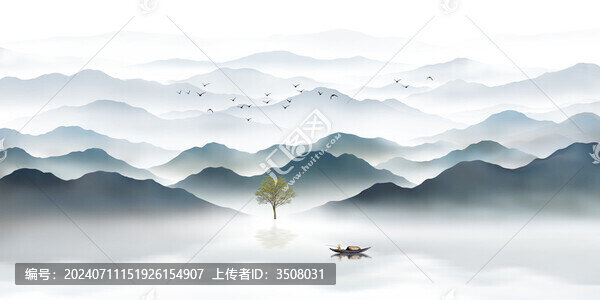 新中式意境山水畫(huà)