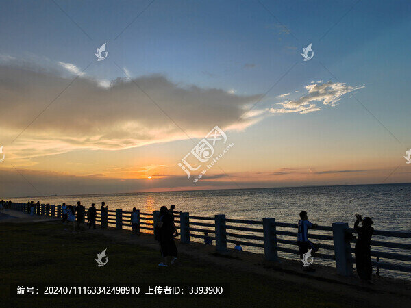 海南?？谑柏惞珗@落日海景