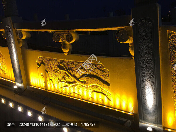 古建燈光亮化夜景實拍