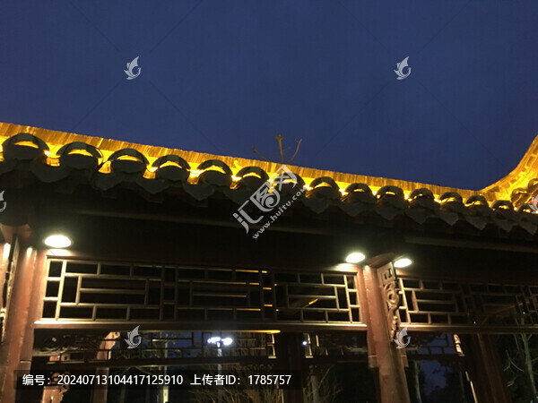 古建燈光亮化夜景實(shí)拍