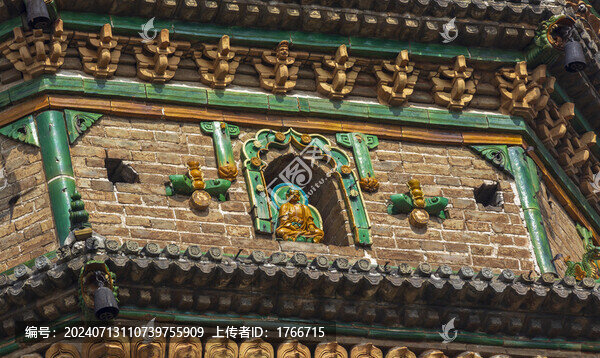 山西洪洞廣勝寺飛虹塔風(fēng)光