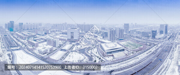 中科大高新校區(qū)雪景