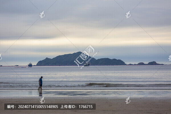 亞洲中國(guó)福建平潭島晨曦