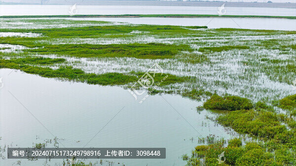 航拍馬河水庫濕地