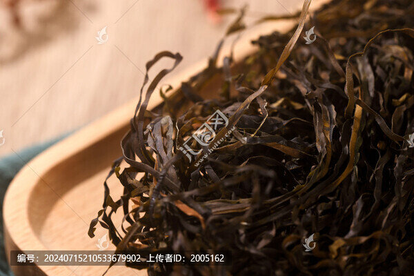 干海帶絲特寫