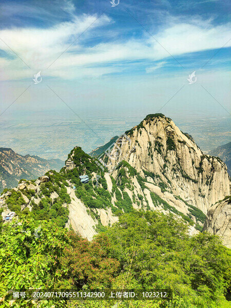 華山北峰全景