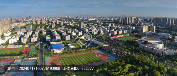 杭州下沙大學(xué)城風(fēng)光航拍