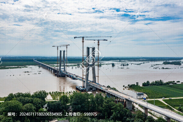 滬渝蓉高鐵鐘祥漢江特大橋