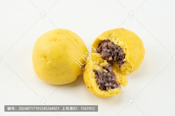 玉米面窩窩頭紅豆餡