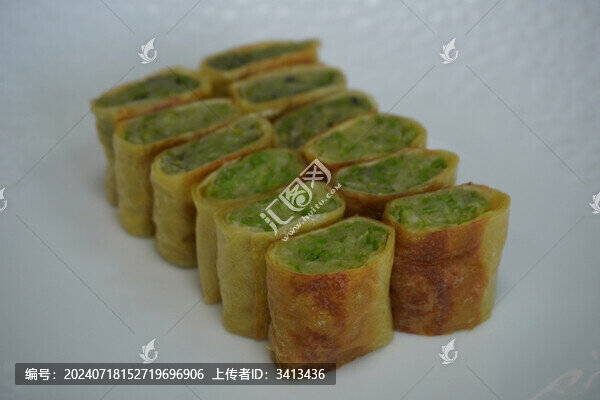 豆腐皮卷芹菜