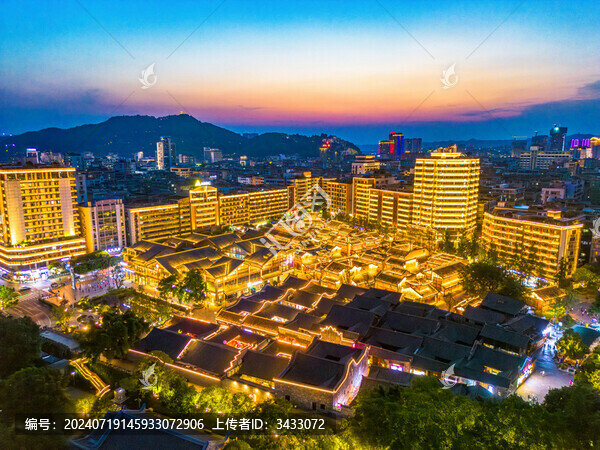 宜賓合江門冠英古街夜景