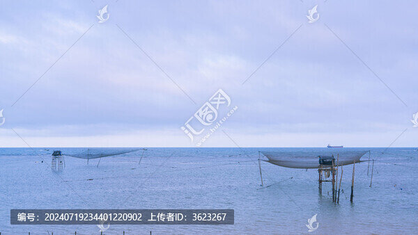 藍色的大海