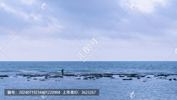 藍(lán)色的大海
