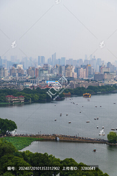 西湖斷橋景觀