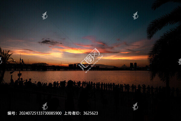 深圳前海石公園日落