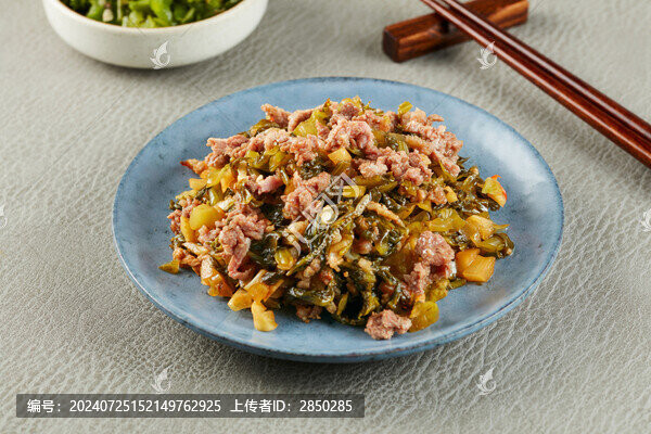 外婆菜炒肉沫