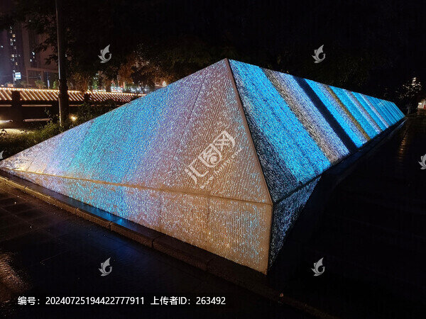 霓虹燈墻造型城市景觀夜景燈光