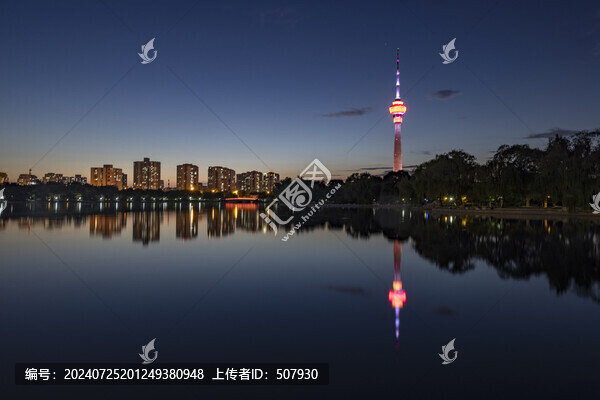 玉淵潭晚霞