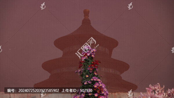 天壇祈年殿多重曝光