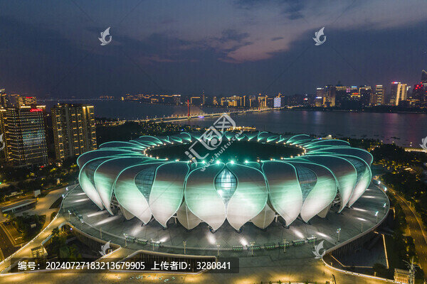 奧體中心城夜景
