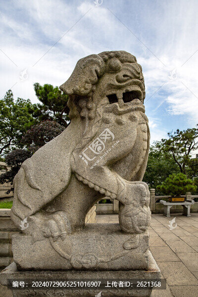 黃鶴樓公園石獅子