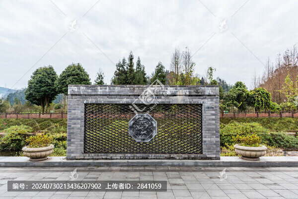中國四川雅安上里古鎮(zhèn)的復(fù)古建筑
